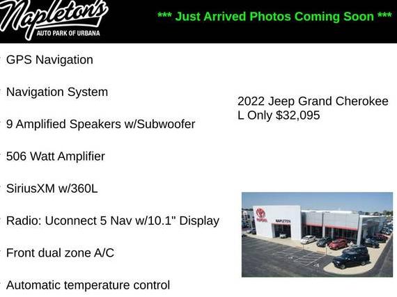 JEEP GRAND CHEROKEE 2022 1C4RJKBG0N8505801 image